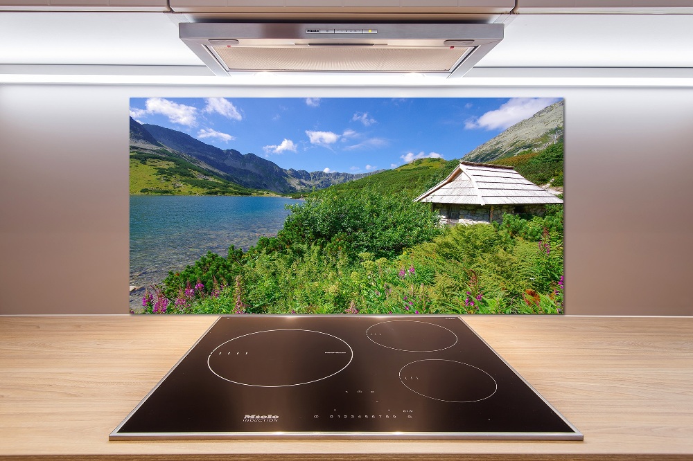 Cooker splashback House in the Tatra Mountains