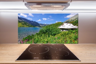 Cooker splashback House in the Tatra Mountains