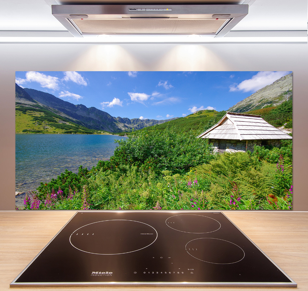 Cooker splashback House in the Tatra Mountains