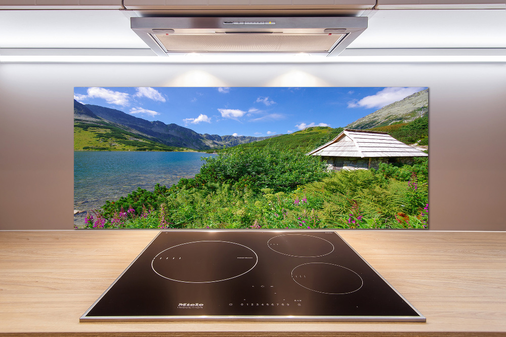 Cooker splashback House in the Tatra Mountains