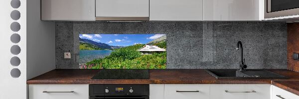 Cooker splashback House in the Tatra Mountains