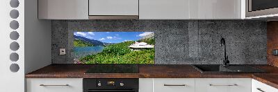 Cooker splashback House in the Tatra Mountains