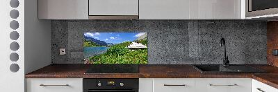 Cooker splashback House in the Tatra Mountains