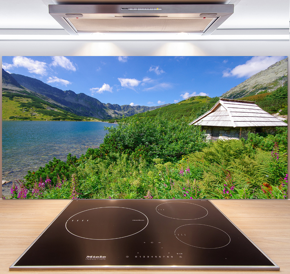 Cooker splashback House in the Tatra Mountains