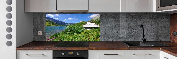 Cooker splashback House in the Tatra Mountains