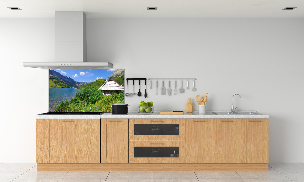 Cooker splashback House in the Tatra Mountains