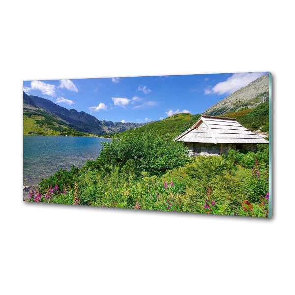 Cooker splashback House in the Tatra Mountains