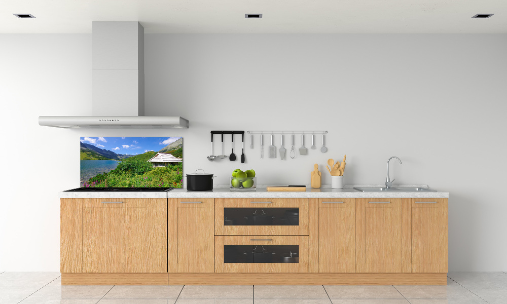 Cooker splashback House in the Tatra Mountains