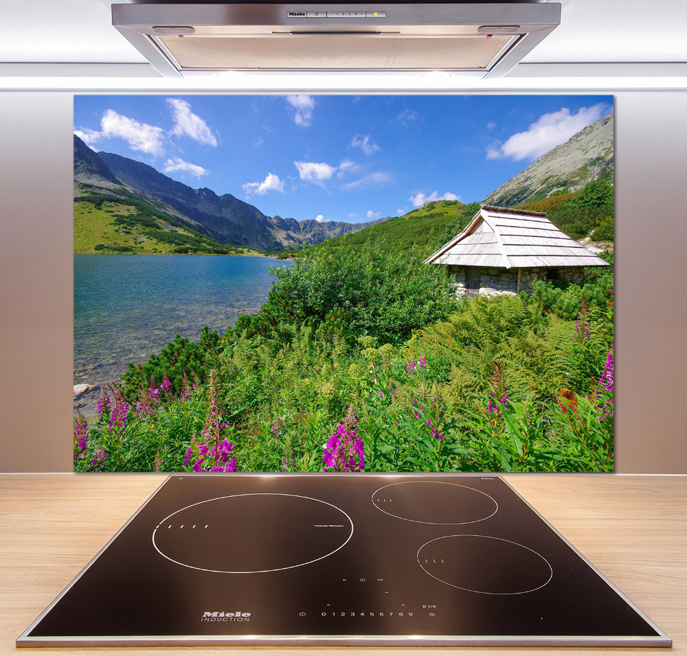 Cooker splashback House in the Tatra Mountains