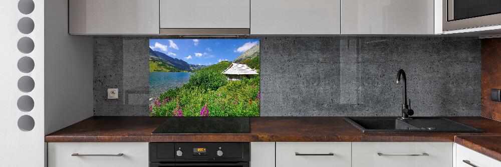 Cooker splashback House in the Tatra Mountains