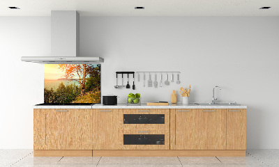 Cooker splashback Scandinavian lake