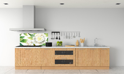 Cooker splashback Peonies