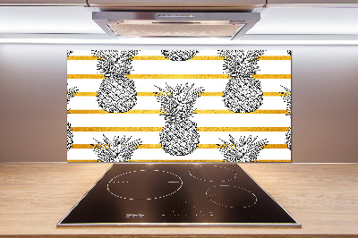 Cooker splashback Pineapple stripes