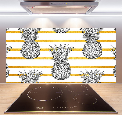 Cooker splashback Pineapple stripes