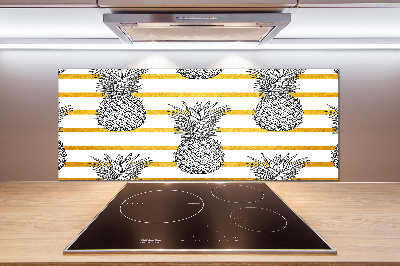 Cooker splashback Pineapple stripes