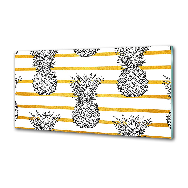 Cooker splashback Pineapple stripes