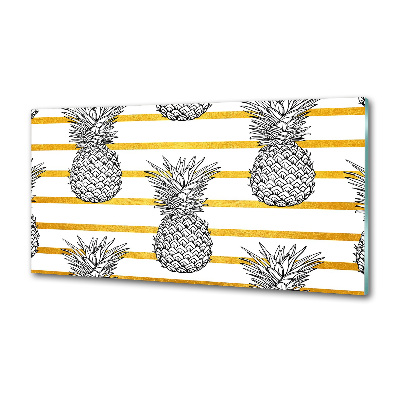 Cooker splashback Pineapple stripes