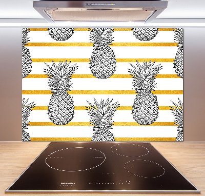 Cooker splashback Pineapple stripes