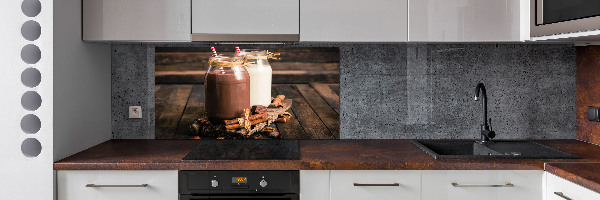 Cooker splashback Cocktails in jars