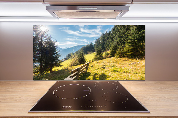 Cooker splashback Autumn in the mountains