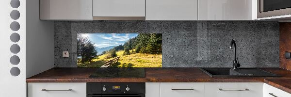 Cooker splashback Autumn in the mountains