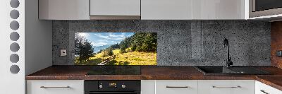 Cooker splashback Autumn in the mountains