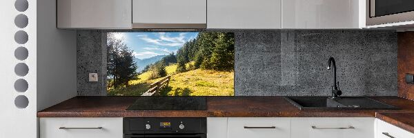 Cooker splashback Autumn in the mountains