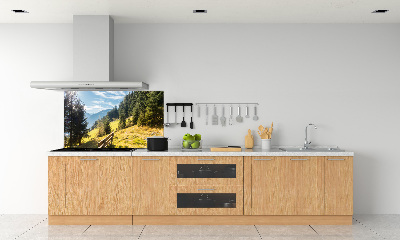 Cooker splashback Autumn in the mountains