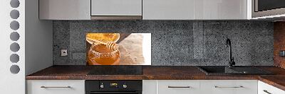 Cooker splashback Honey