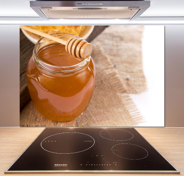 Cooker splashback Honey