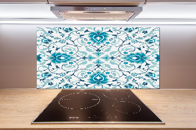 Cooker splashback Arab pattern