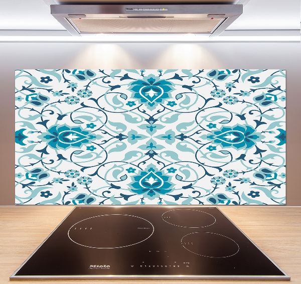 Cooker splashback Arab pattern