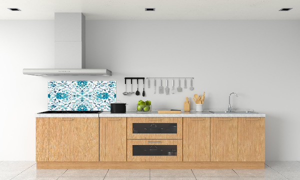 Cooker splashback Arab pattern