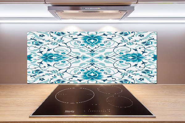 Cooker splashback Arab pattern