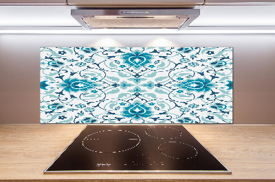 Cooker splashback Arab pattern