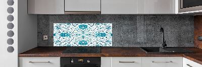 Cooker splashback Arab pattern