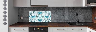 Cooker splashback Arab pattern