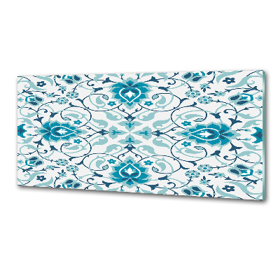 Cooker splashback Arab pattern