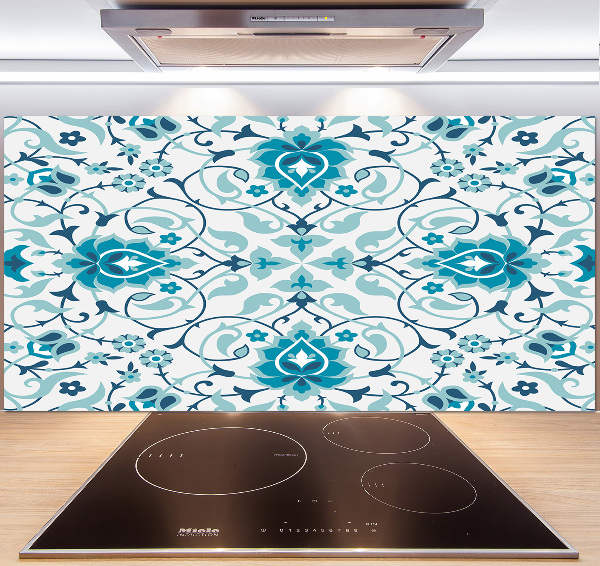 Cooker splashback Arab pattern