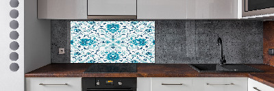 Cooker splashback Arab pattern