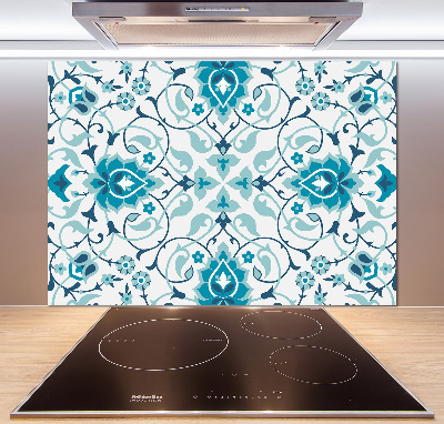 Cooker splashback Arab pattern