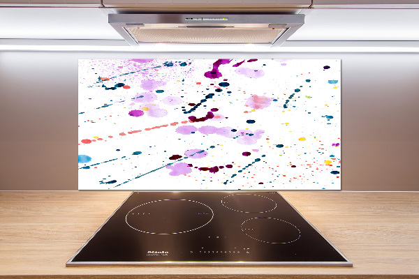 Cooker splashback Abstract spots