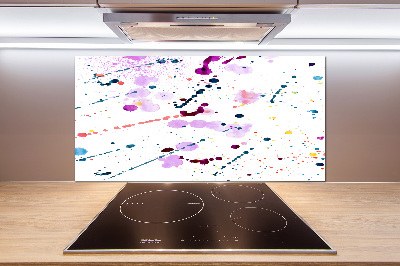 Cooker splashback Abstract spots