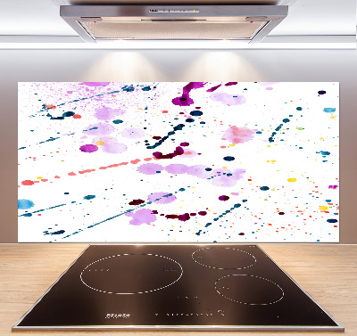 Cooker splashback Abstract spots