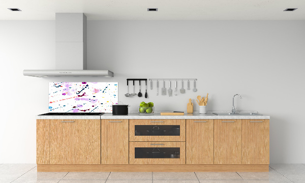 Cooker splashback Abstract spots