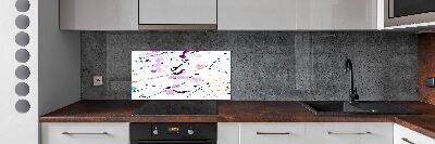 Cooker splashback Abstract spots