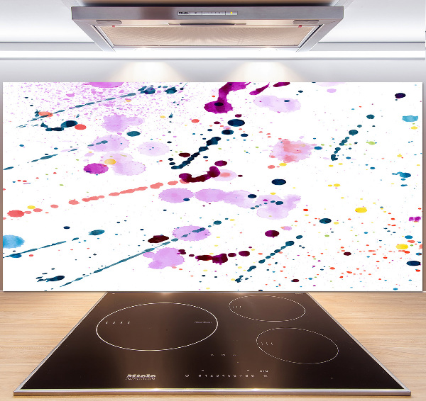 Cooker splashback Abstract spots