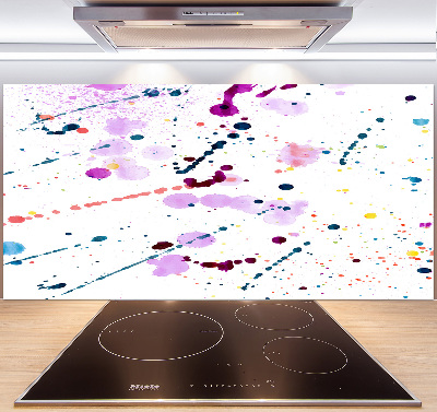 Cooker splashback Abstract spots