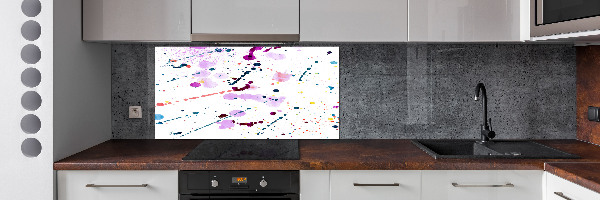 Cooker splashback Abstract spots