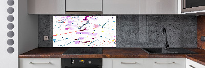 Cooker splashback Abstract spots